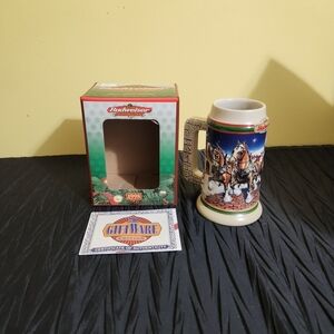1998 Budweiser Holiday Stein